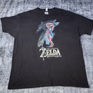 Zelda Breathe Of The Wild T-Shirt mens 2XL Graphic Nintendo